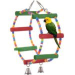 Jaula escalera de madera para loros de Amazon