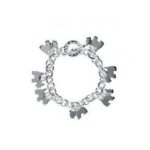 Pulsera con 'charms' de perritos de Agatha Paris