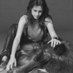 Kristen Stewart tiene un lobo llamado Jack (Instagram)