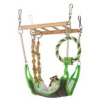 Puente colgante para hámster con hamaca de Animalear