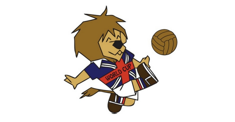 1. 1966 - Inglaterra - World Cup Willie (FIFA)