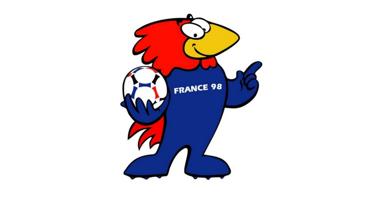 5. 1998 - Francia - Footix (FIFA)