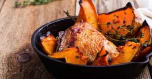 Pavo con calabaza (Foto: iStock)