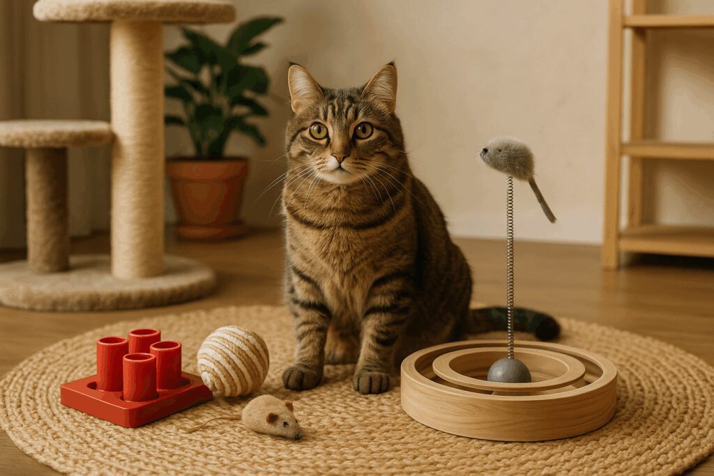 Guía de enriquecimiento ambiental para gatos: bienestar asegurado en 2025