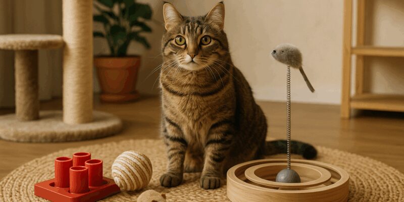 Guía de enriquecimiento ambiental para gatos: bienestar asegurado en 2025