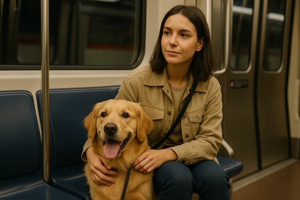 Viajar en metro con tu mascota: lo que nadie te cuenta