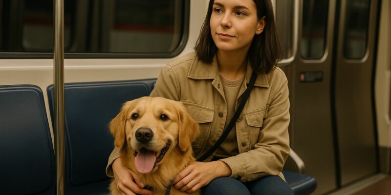 Viajar en metro con tu mascota: lo que nadie te cuenta