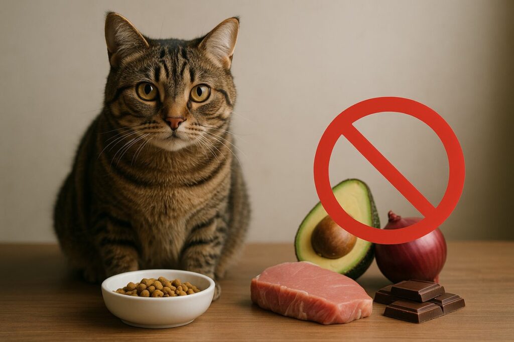 Alimentos prohibidos para gatos: lo que nunca debes darle de comer