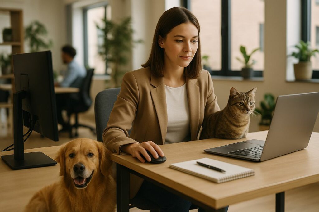 Mascotas en la oficina: pros y contras