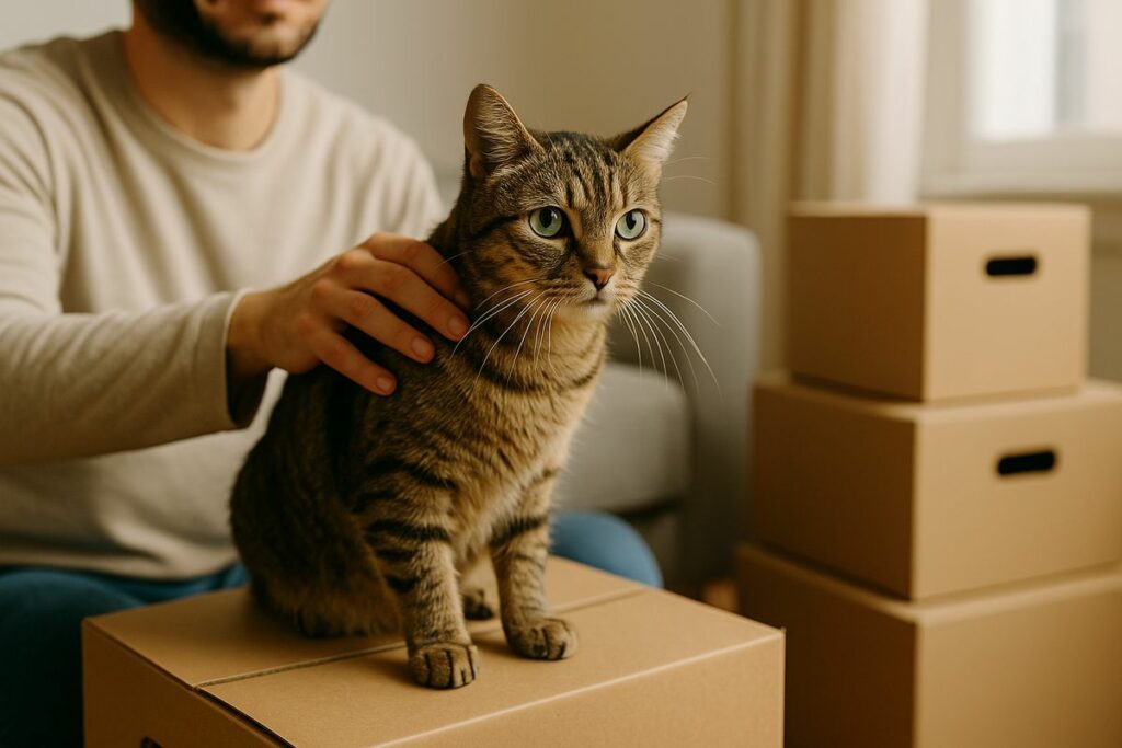 Cómo evitar el estrés en gatos durante mudanzas