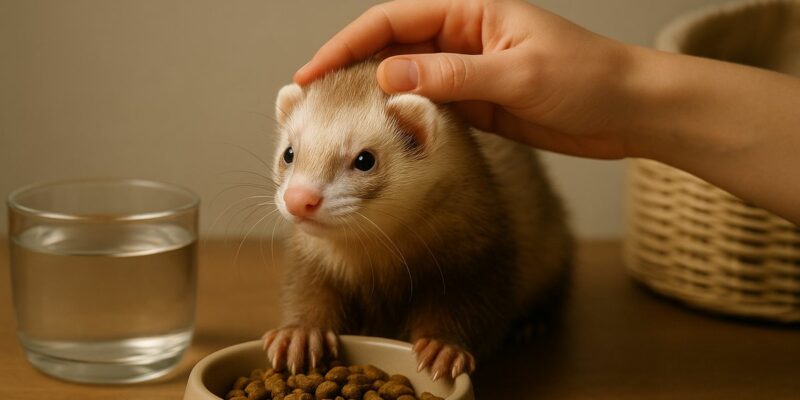 Cuidados esenciales para hurones domésticos