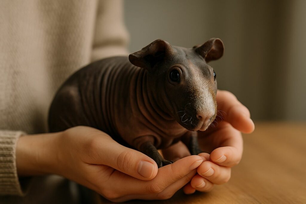 Cobaya Skynny: Guía de cuidados para el roedor sin pelo