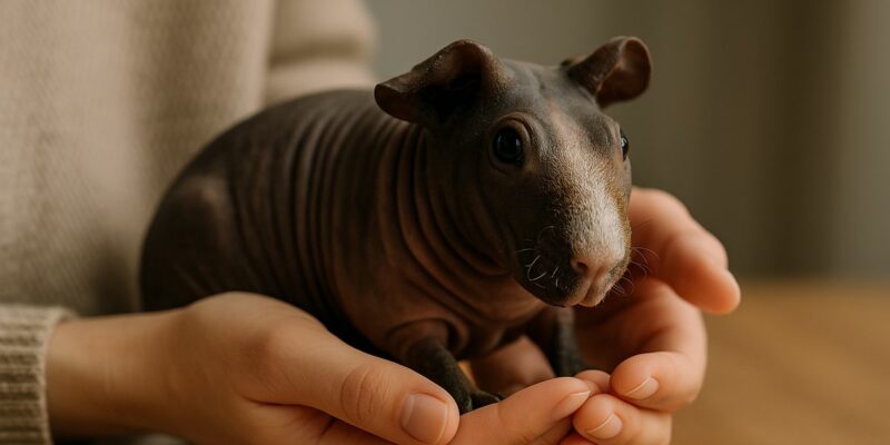 Cobaya Skynny: Guía de cuidados para el roedor sin pelo
