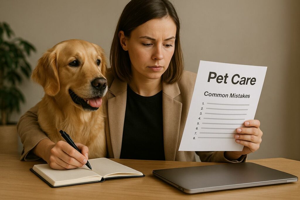 10 errores comunes al cuidar mascotas y cómo evitarlos
