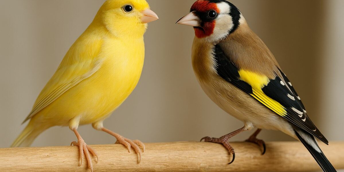 Canarios y jilgueros: diferencias y cómo cuidarlos