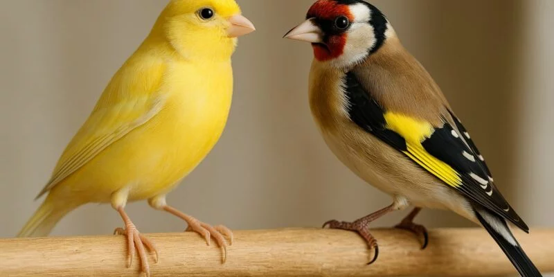 Canarios y jilgueros: diferencias y cómo cuidarlos