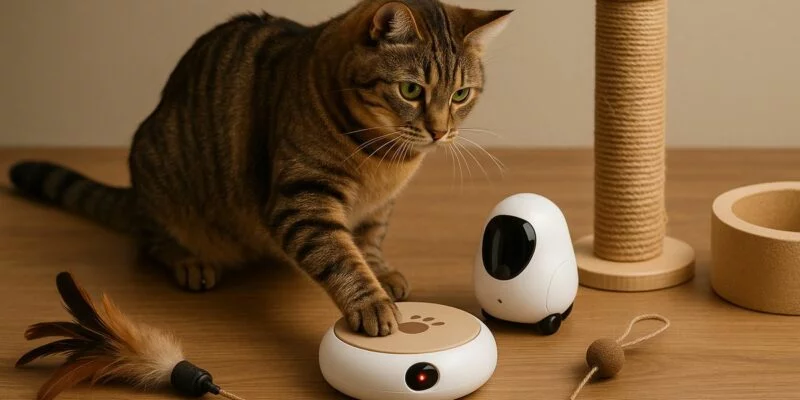Las tendencias más curiosas en juguetes para gatos 2025