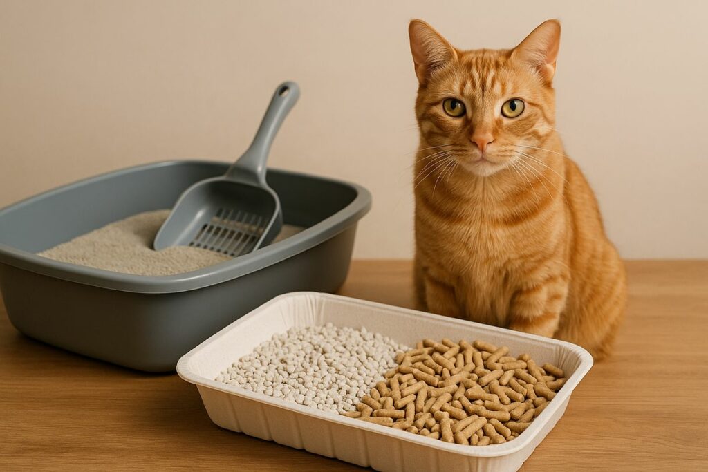 Arenas para gatos: ventajas y desventajas