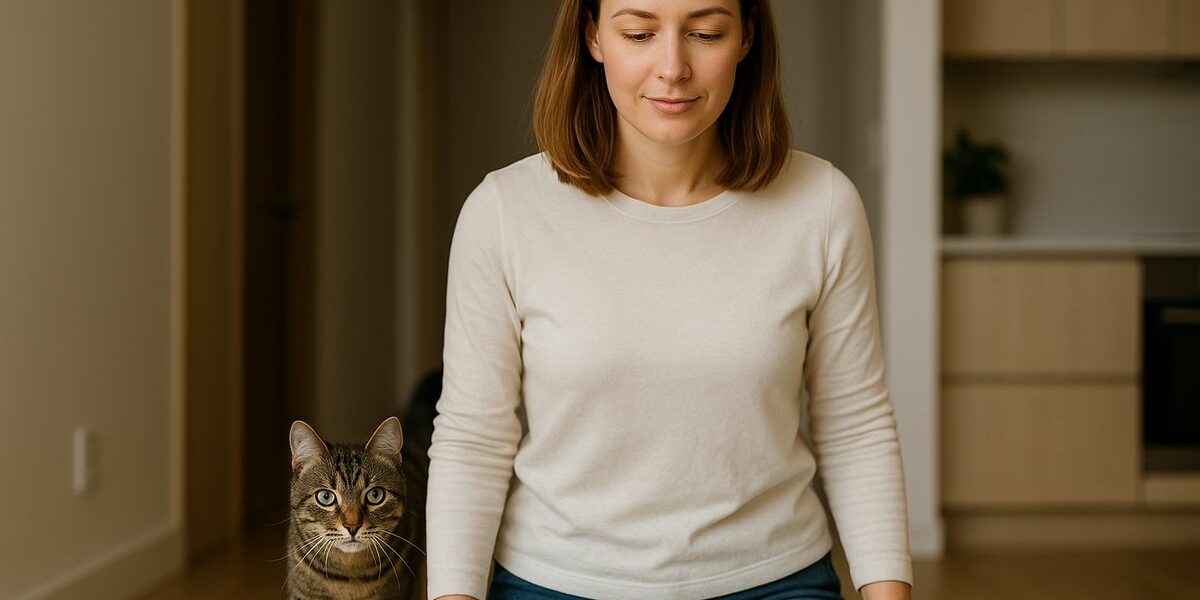 ¿Por qué mi gato me sigue a todas partes?