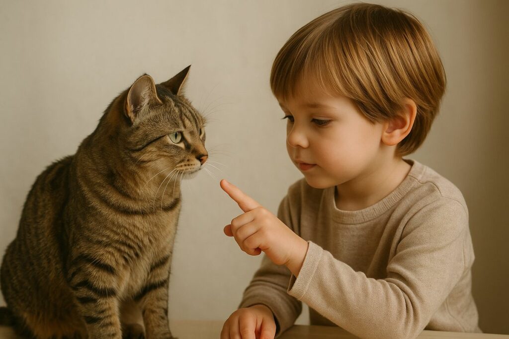 Consejos para mejorar la convivencia entre gatos y niños