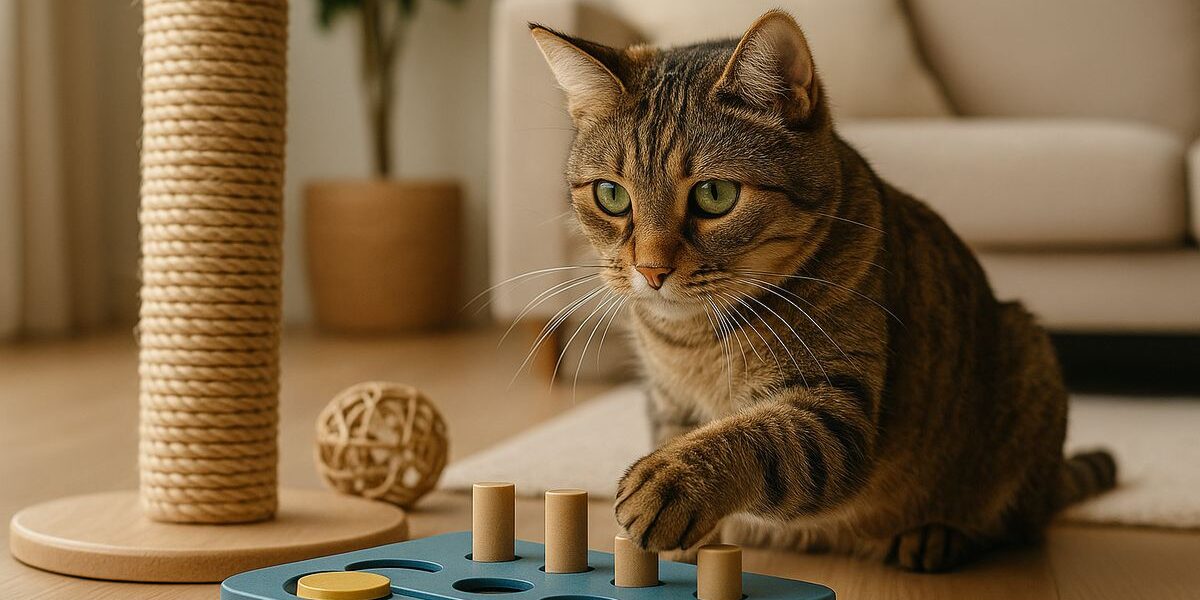 5 formas de estimular mentalmente a tu gato en casa