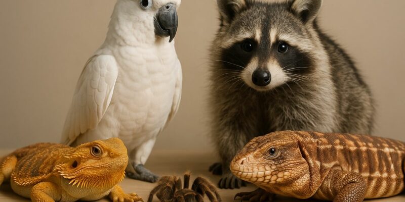 Las mascotas más sorprendentes que puedes tener en España