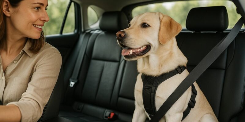Cómo preparar a tu perro para un viaje largo en coche
