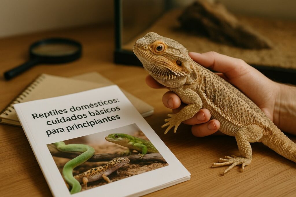 Reptiles domésticos: cuidados básicos para principiantes