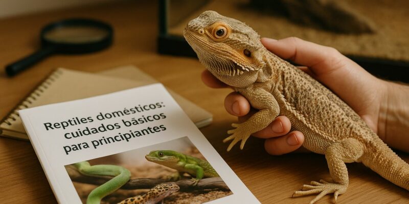 Reptiles domésticos: cuidados básicos para principiantes