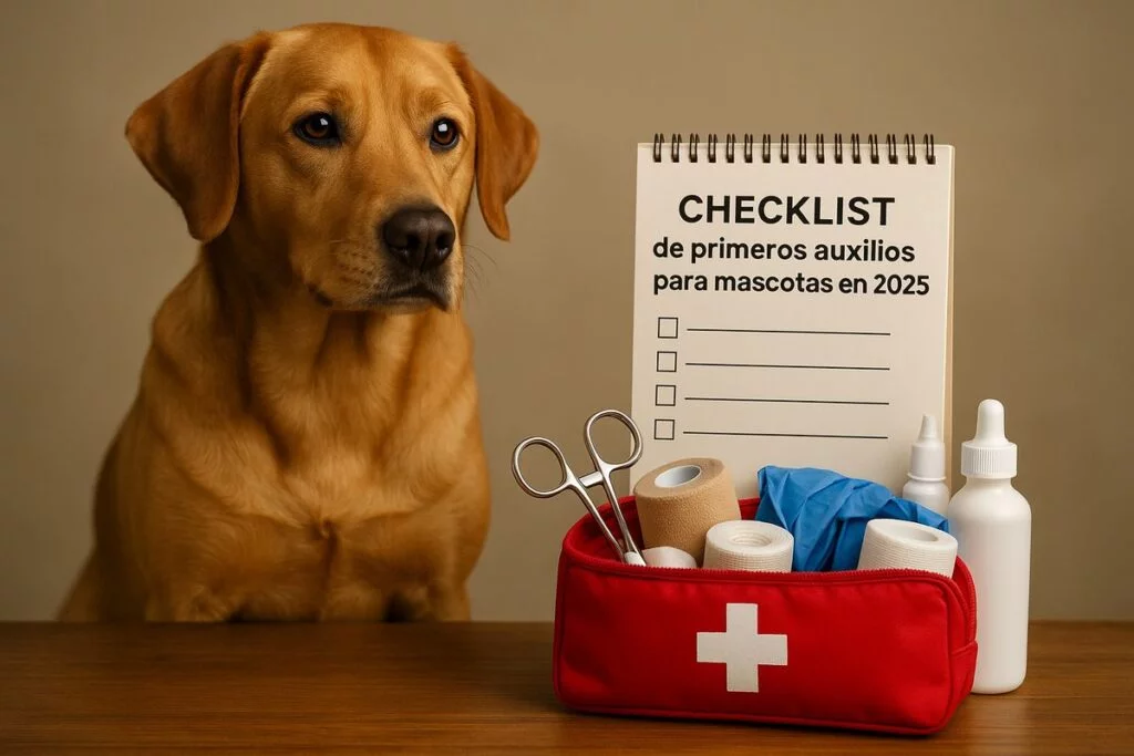 Checklist de primeros auxilios para mascotas en 2025