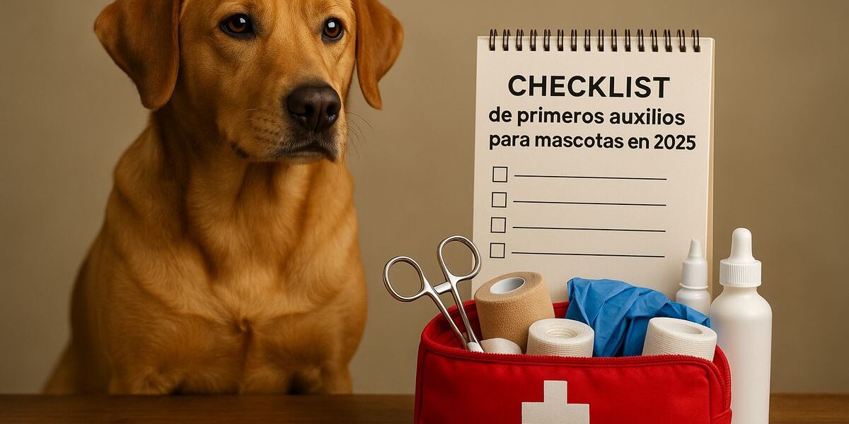 Checklist de primeros auxilios para mascotas en 2025
