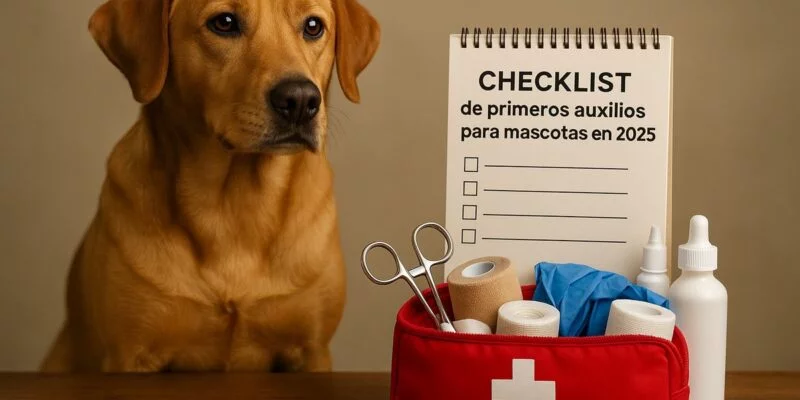 Checklist de primeros auxilios para mascotas en 2025