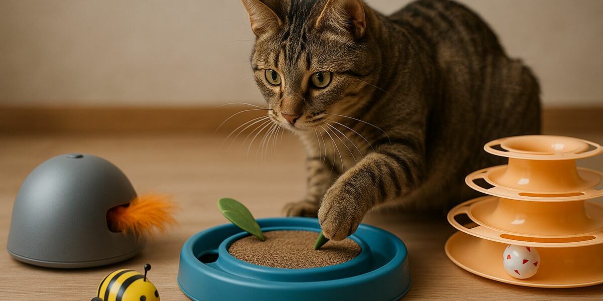 10 juguetes interactivos para gatos recomendados en 2025