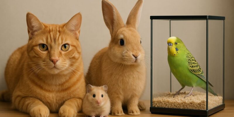 Animales que requieren menos cuidados para dueños primerizos