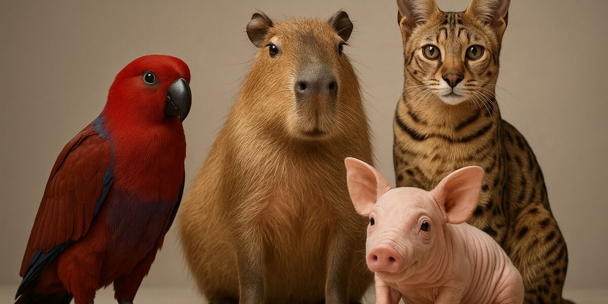 Las mascotas más sorprendentes vistas en redes este 2025