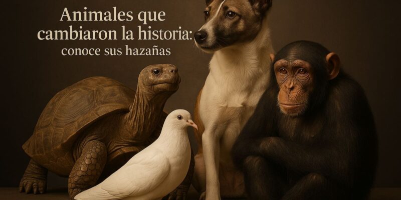 Animales que cambiaron la historia: conoce sus hazañas