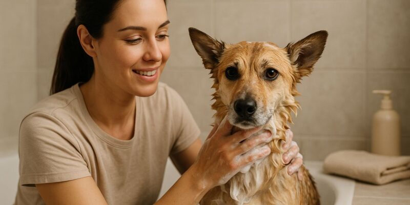 Errores comunes al bañar a tu mascota y cómo evitarlos