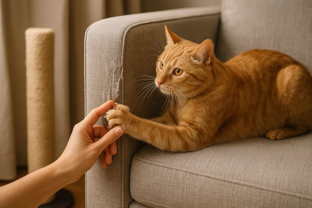 ¿Cómo evitar que tu gato arañe los muebles? Técnicas actualizadas