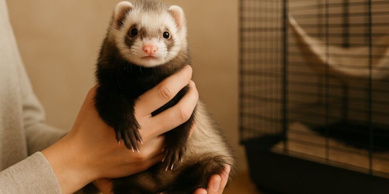 Hurones en casa: cuidados y recomendaciones básicas