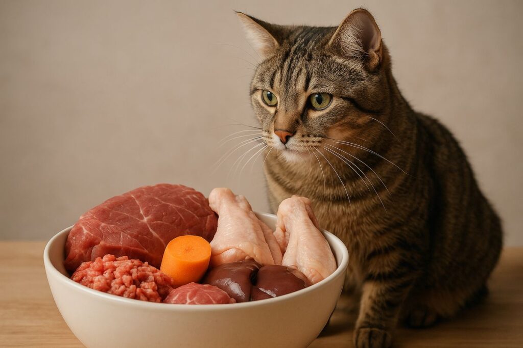 Alimentación BARF en gatos: ventajas y riesgos actuales