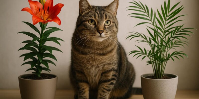 Gatos y plantas: cuáles son tóxicas y cuáles seguras en casa