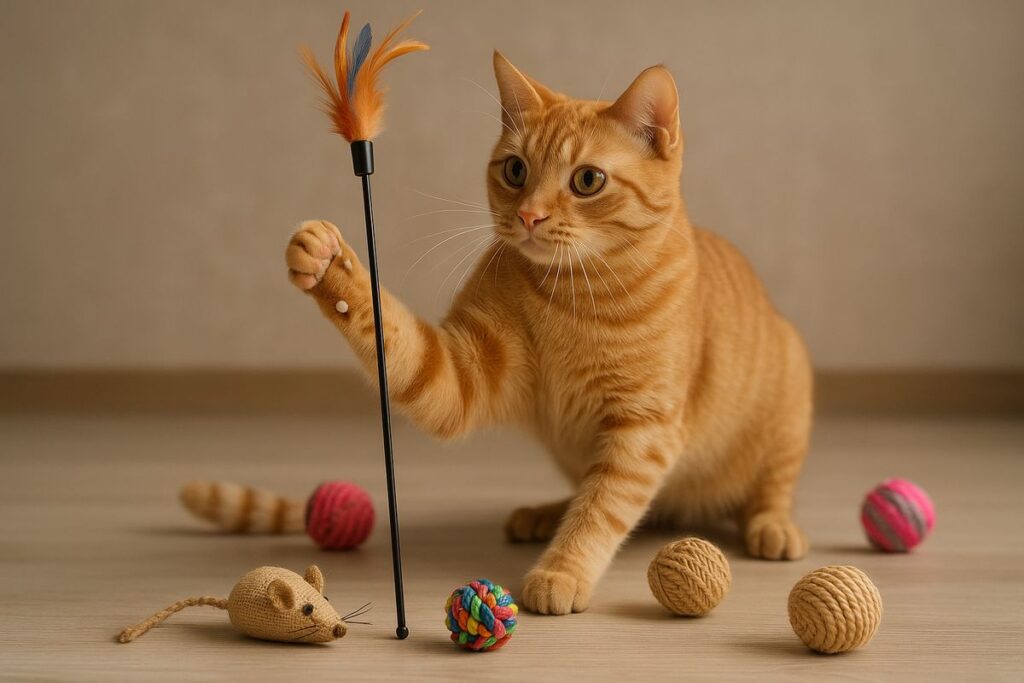 Juguetes imprescindibles para gatos activos y curiosos