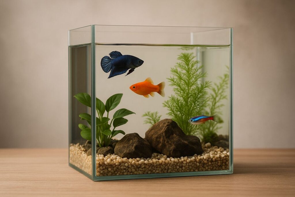 Peces en acuarios pequeños: especies recomendadas y cuidados