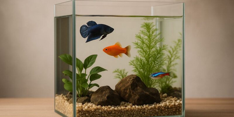 Peces en acuarios pequeños: especies recomendadas y cuidados