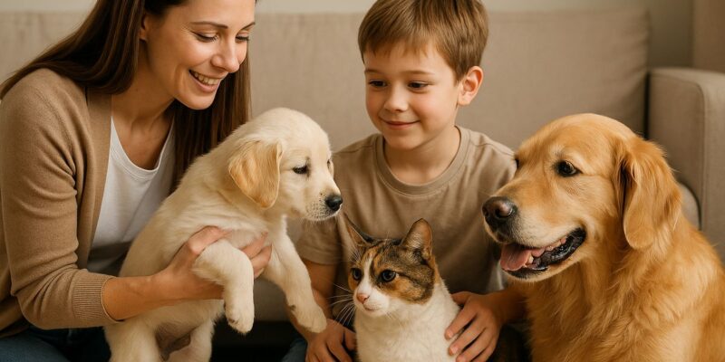 Cómo introducir una nueva mascota en el hogar sin conflictos