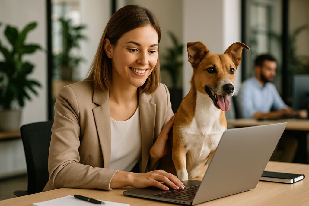 Mascotas en la oficina: beneficios y consejos para empleados