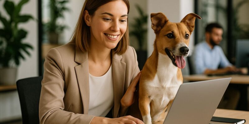 Mascotas en la oficina: beneficios y consejos para empleados