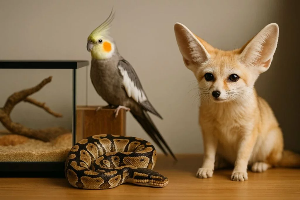 Animales exóticos en casa: ¿qué debes saber antes de adoptarlos?