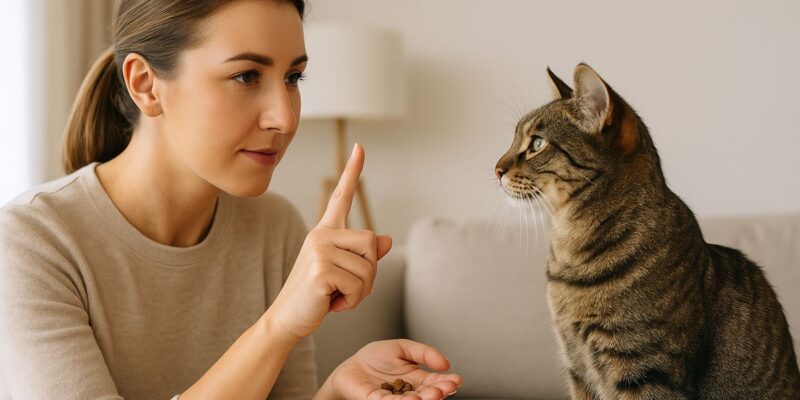 Trucos sencillos para educar a un gato en casa