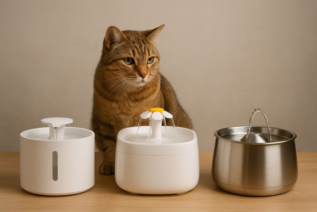 Comparativa de fuentes de agua para gatos: ¿cuál elegir en 2026?
